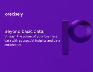 Beyond basic data Unleash the power of your business data with geospatial insights and data enrichment