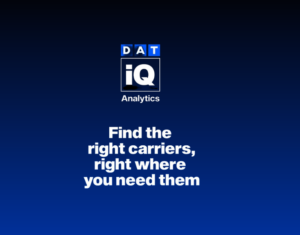 Quickly assess your carrier network and find cost savings with alternative carriers using Carrier Select from DAT iQ