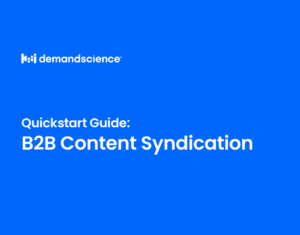 Quickstart Guide B2B Content Syndication