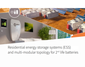 Residential energy storage systems (ESS) and multi-modular topology for 2nd life batteries