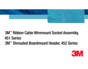 3M Ribbon Cable Wiremount Socket Assembly, 451 Series (2)