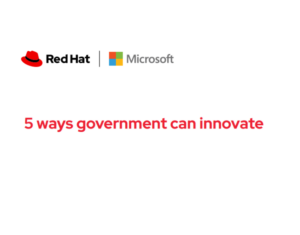 5 ways government can innovate A checklist