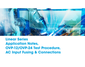 BEL Linear Power Supply Application Notes