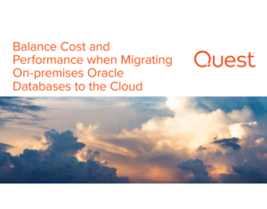 Balance Cost and Performance when Migrating On-premises Oracle Databases to the Cloud