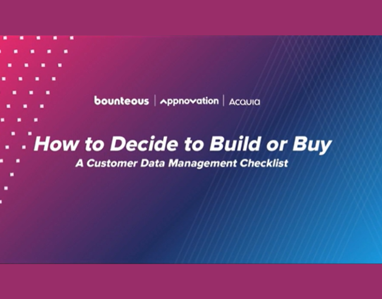 How to Decide to Build or Buy A Customer Data Management Checklist