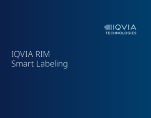 IQVIA Technologies RIM Smart Labeling Fact Sheet