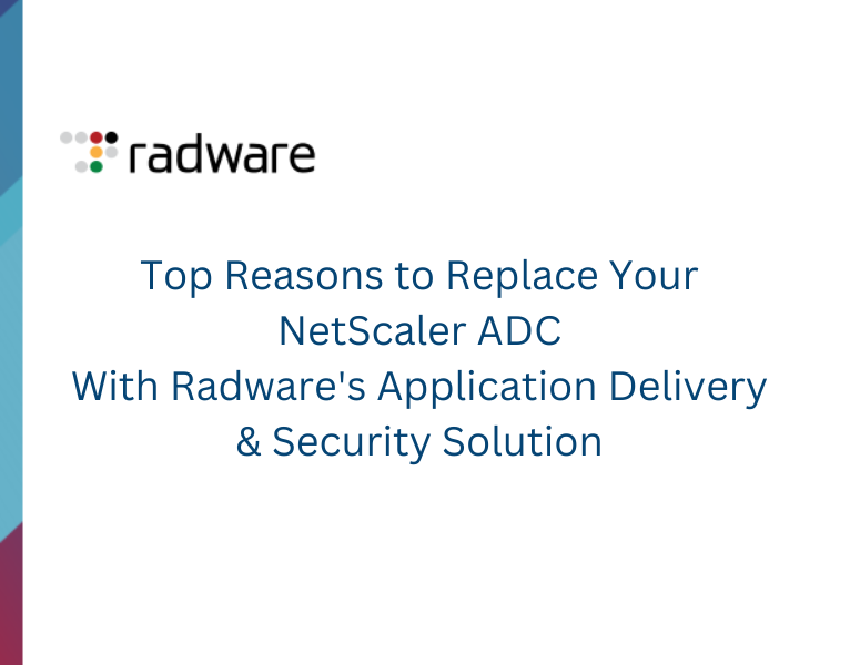 Radware Alteon offers the best of Citrix NetScaler