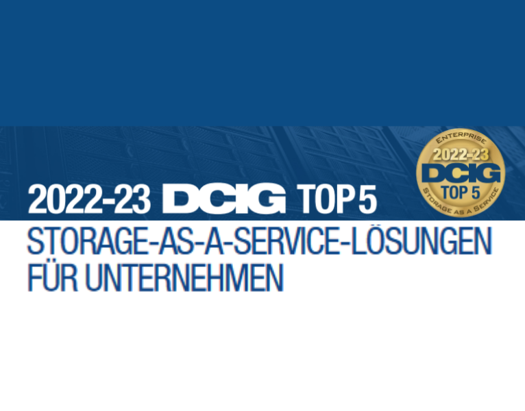 2022-23 DCIG TOP 5 - Storage-as-a-Service-Lösungen für Unternehmen PROFILE