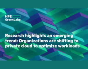 Research highlights an emerging trend Organizations are shifting to private cloud to optimize workloads