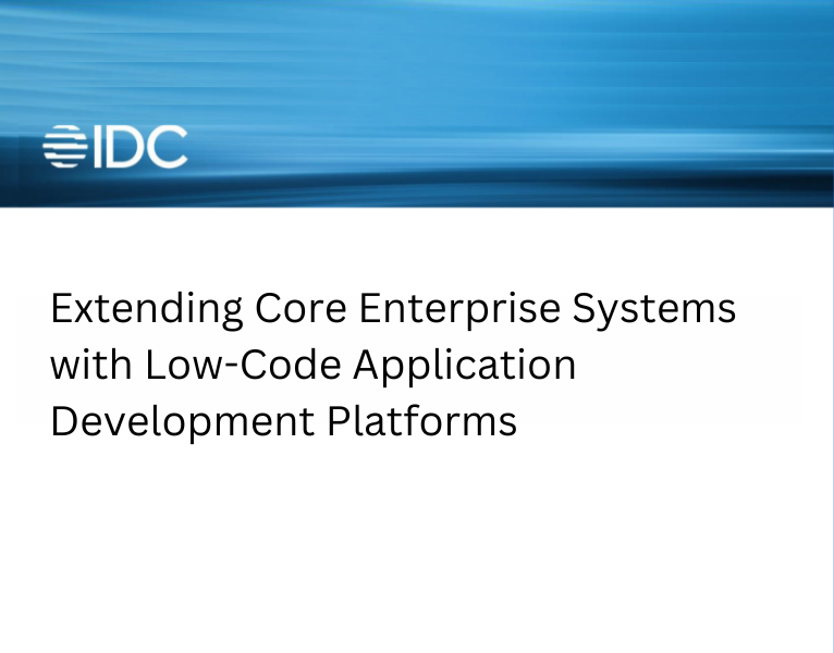 Low-Code Application Development for Extending and Integrating with Core Enterprise Systems