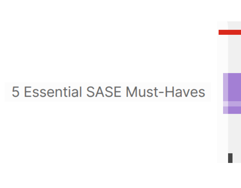 5 Essential SASE Must-Haves