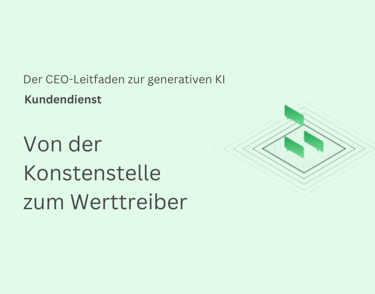 IBV - Der CEO-Leitfaden zur generativen KI - Kundendienst