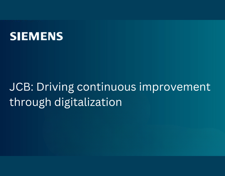 JCB Driving continuous improvement through digitalization