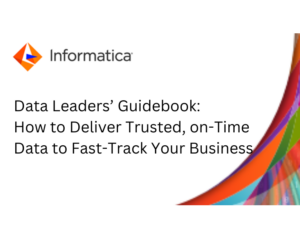 In data we trust Deliver reliable, timely data for a competitive advantage