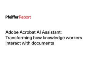 Pfeiffer Report Adobe Acrobat AI Assistant