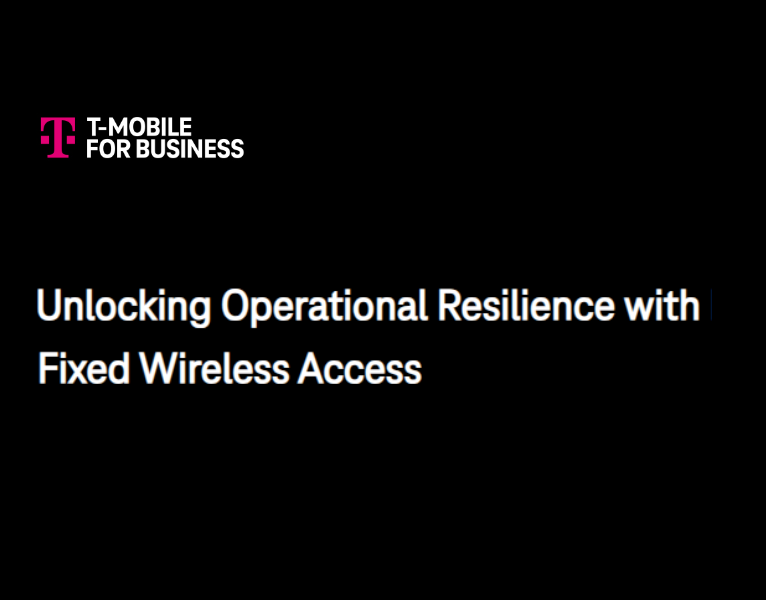 UNLOCKING OPERATIONAL RESILIENCE WITH FIXED WIRELESS ACCESS