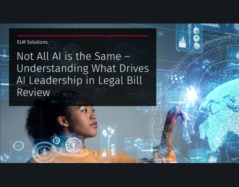 Not all AI is the Same – Understanding What Drives AI Leadership in Legal Bill Review