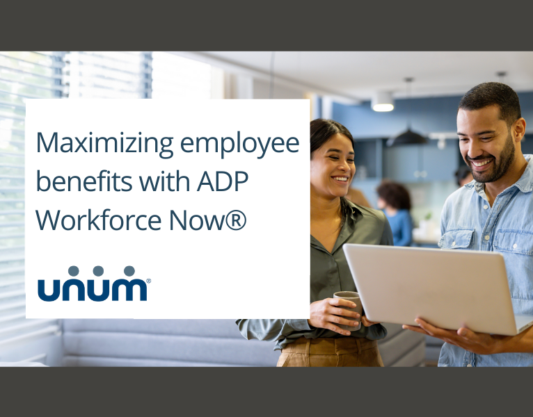 HR Guide to integrating benefits with Unum and ADP Workforce Now