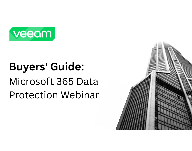 Buyers’ Guide Microsoft 365 Data Protection Webinar