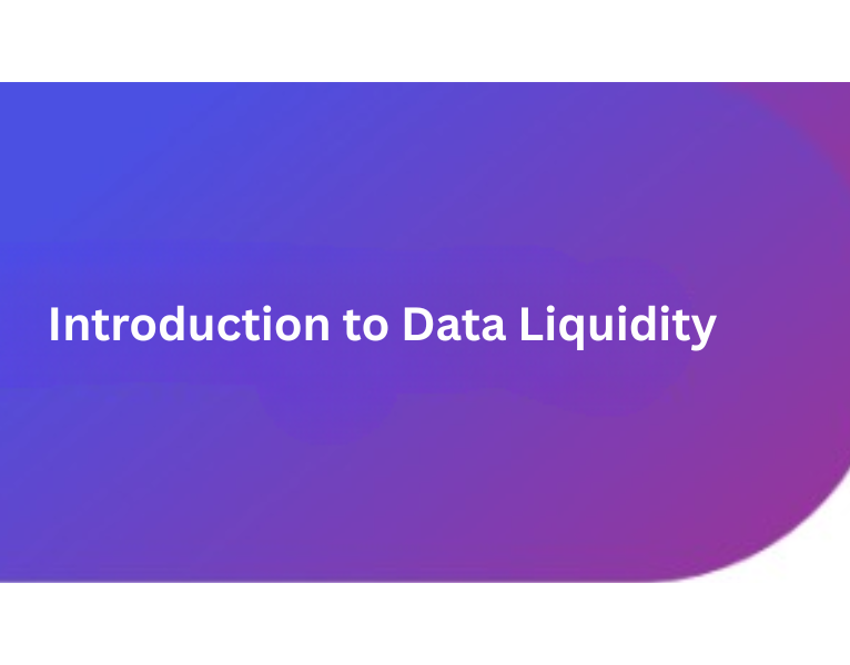 Introduction to Data Liquidity