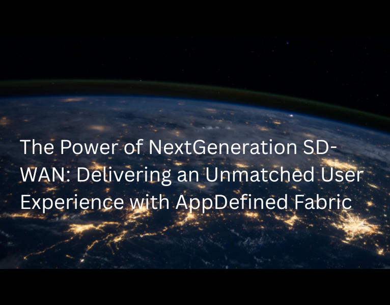 The Power of NextGeneration SD-WAN