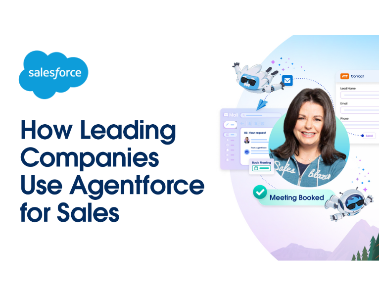 Learn how industry leading companies use Agentforce for Sales to scale their impact