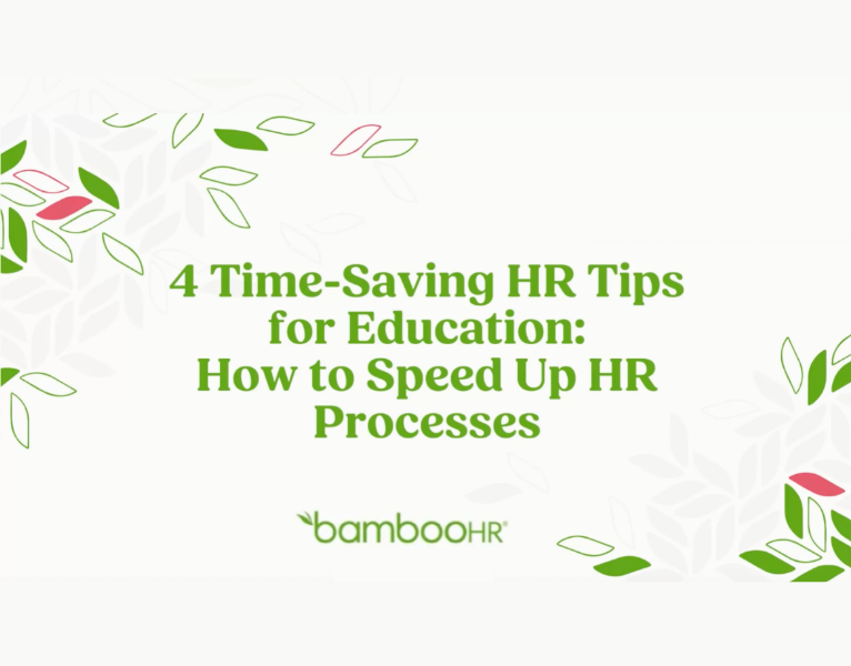 4 Time-Saving HR Tips for Education
