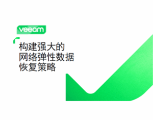 构建强大的 网络弹性数据 恢复策略