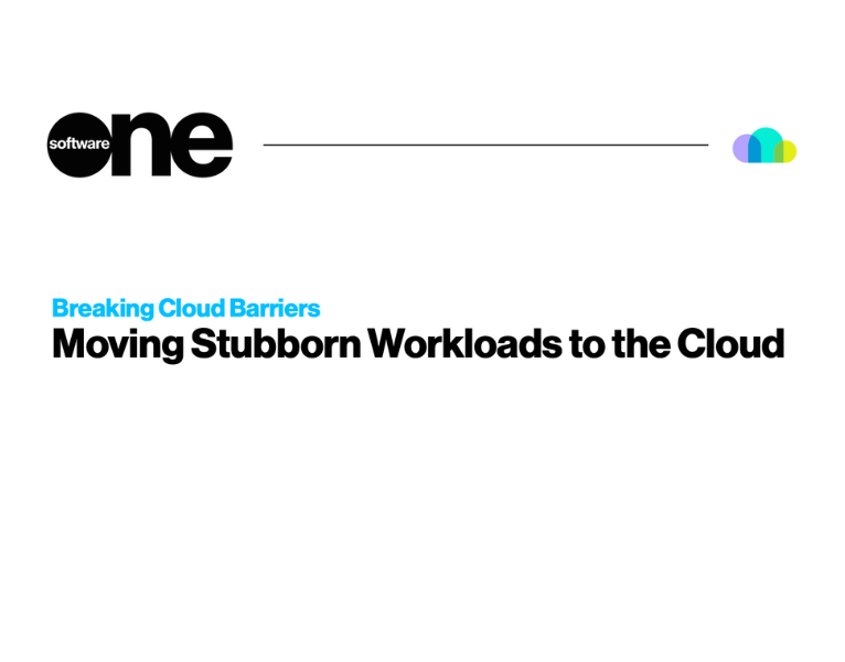 Breaking cloud barriers