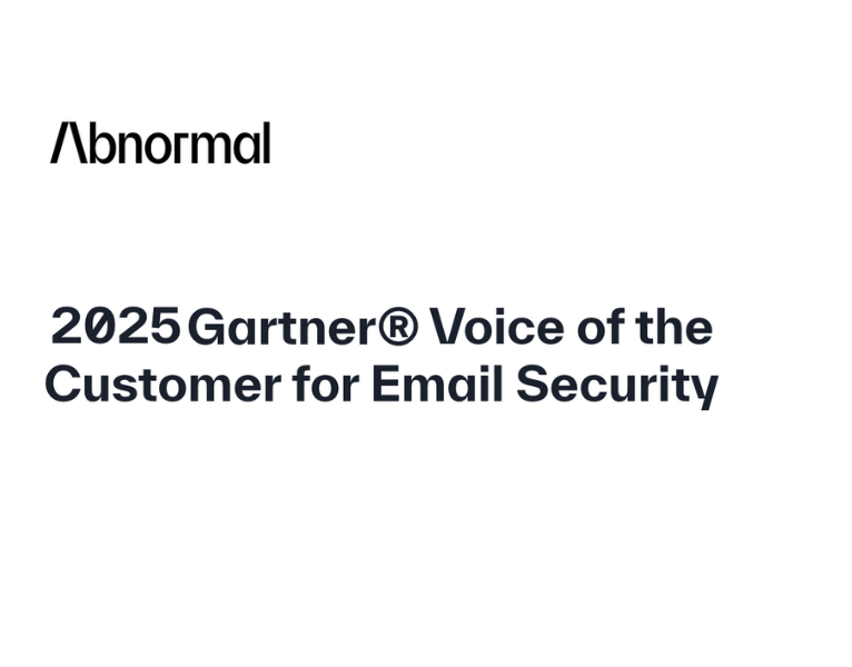 2025 Gartner Voice of the Customer for Email Security