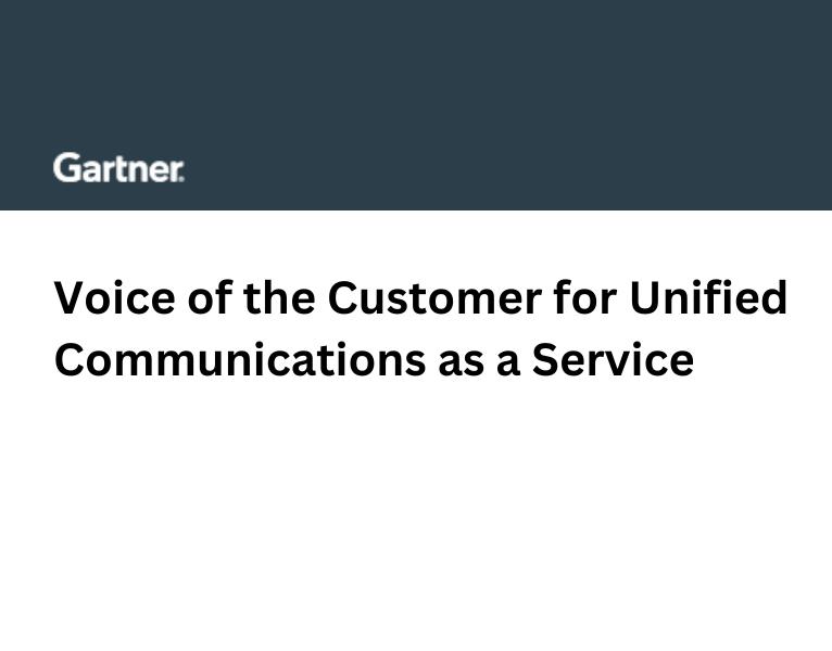 Gartner Peer Insights Voice of the Customer for Unified Communications as a Service (UCaaS) 2025 report