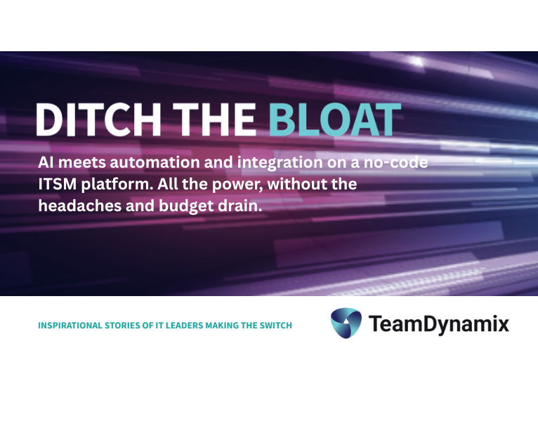 Ditch the Bloat