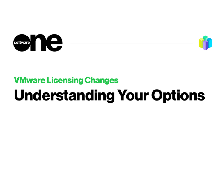 VMware licensing changes