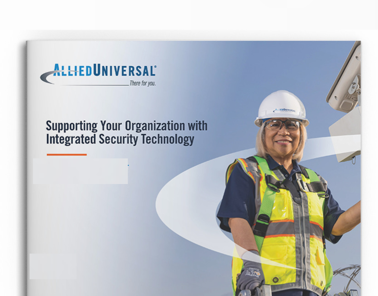 Supporting Your Organization with Integrated Security Technology