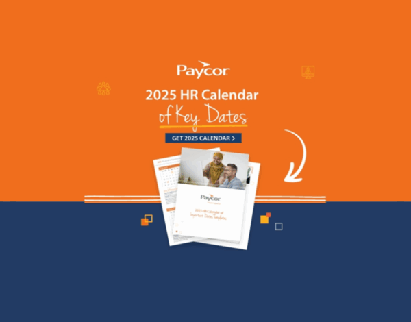 2025 HR Calendar of Important Dates