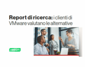 Report Di Ricerca: I Clienti Di VMware Valutano Le Alternative