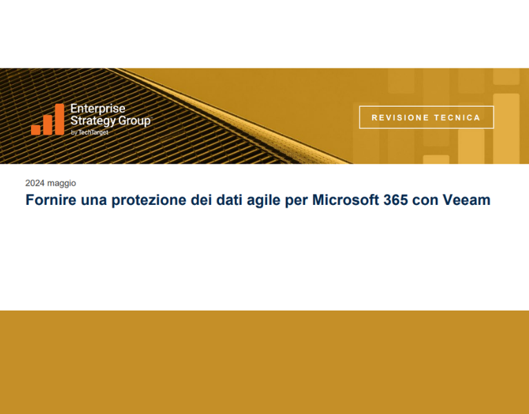 Fornire una protezione dei dati agile per Microsoft 365