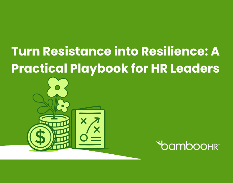 Turn Resistance into Resilience