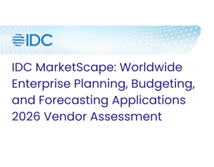 Worldwide Enterprise Planning, Budgeting, and Forecasting Applications 2026 Vendor Assessment