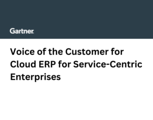 2025 Gartner Voice of the Customer (VoC) ERP Report
