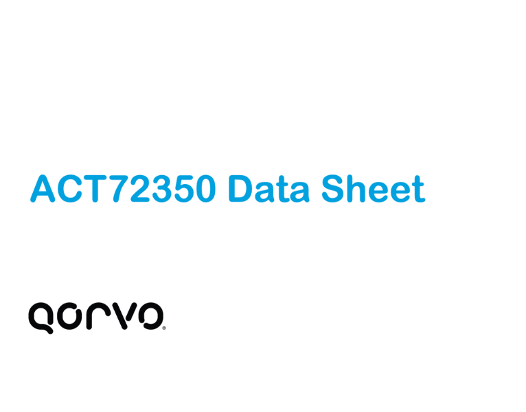 ACT72350 Data Sheet