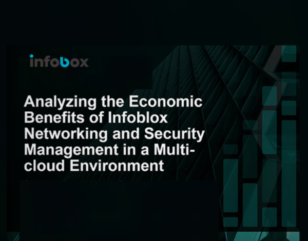 Analyzing the Economic Benefits of Infoblox Networking and Security Management in a Multi-cloud Environment