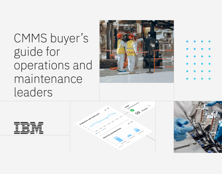 CMMS buyer’s guide for operations and maintenance leaders