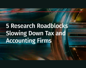 Five Research Roadblocks Holding Accounting Firms Back