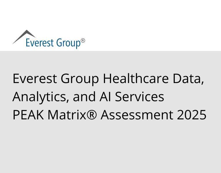 HCLTech named a leader in Everest Group healthcare data and AI services