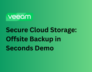 Secure Cloud Storage Offsite Backup in Seconds Demo