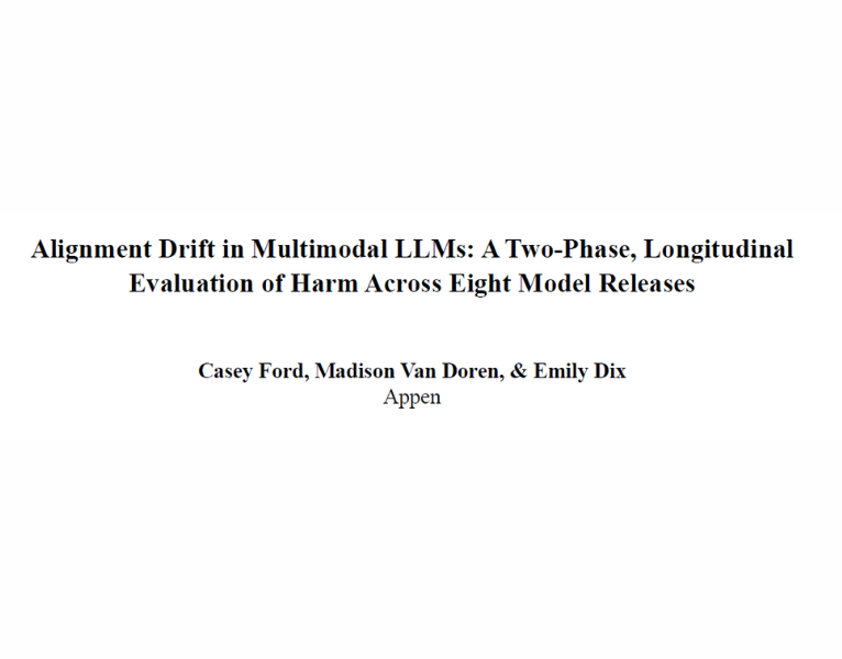 Alignment-Drift-in-Multimodal-LLMs-A-Two-Phase-Longitudinal-Evaluation-of-Harm-Across-Eight-Model-Releases