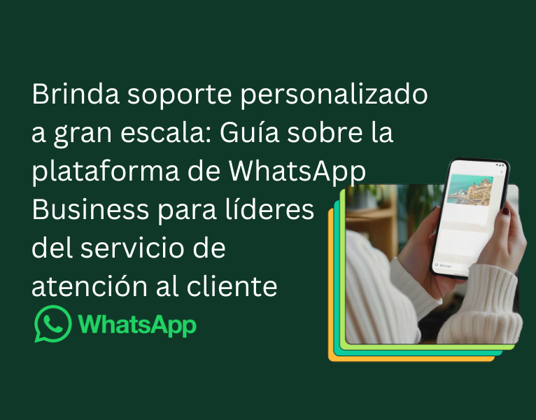 Brinda soporte personalizado a gran escala