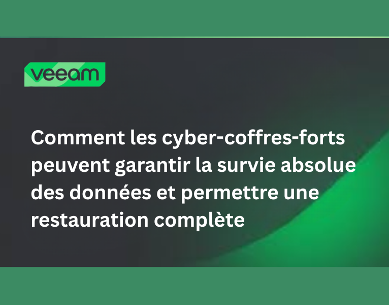 Comment les cyber-coffres-forts peuvent garantir la survie absolue des données et permettre une restauration complète