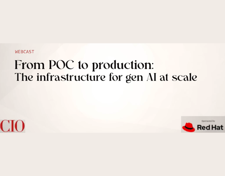 From POC to Production The Infrastructure for Gen AI at Scale
